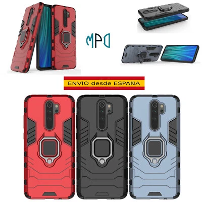 MAX POWER DIGITAL Funda Magnética para Xiaomi Redmi Note 8 Pro Carcasa con Soporte Anillo Imán