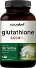Naturebell Glutathione Supplement 2000Mg Per Serving 240 Veggie Capsules  98
