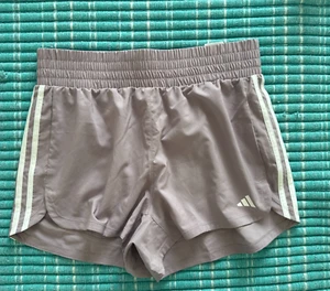 Women's Adidas NWT Pacer Short Size L 3" Inseam Elastic Waist Stripes - Picture 1 of 8