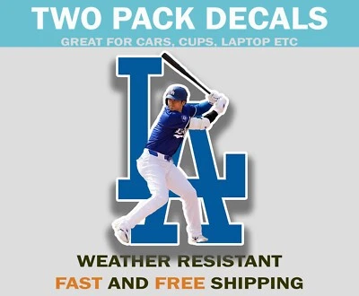 LA Dodgers Logo Sticker Shohei Ohtani Decal for Los Angeles Dodgers Fans - Image 1 of 2