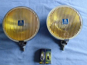 Hella Chrom halogen yellow fog lights vw porsche mercedes - Picture 1 of 8