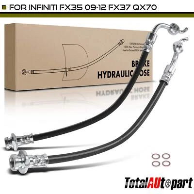 Manguera hidráulica de freno para INFINITI FX35 09-12 QX70 14-17 FX37 2013 trasera izquierda y derecha Foto 1 de 4