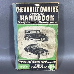 The Chevrolet Owner's Complete Handbook of Repair & Maintenance 1929 thru 1950 - Picture 1 of 13
