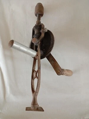 Ancienne Chignole Perceuse manuelle vintage, Fabrication Allemande - Photo 1/4
