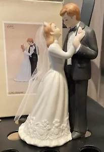Lefton China 1986 Bride Groom 7” Tall #05696 With Box Paper Tag Wedding - Picture 1 of 8
