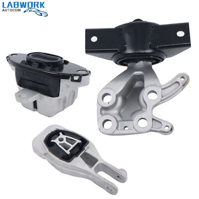 For Buick Encore Chevrolet Trax 1.4L 13-15 FWD 3Pcs Engine & Auto Trans Mounts - Image 1 of 4