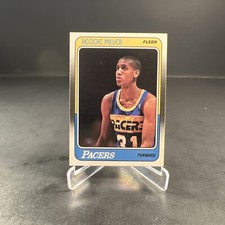 Reggie Miller 1988-89 Fleer #57 Rookie Card Indiana Pacers