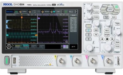 Oscilloscope Digital RIGOL DHO804 4-Ch Tabletop Touchscreen 70 MHz 1.25 GSa/s - Image 1 of 4
