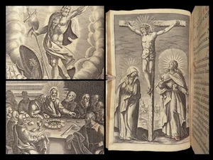 1620 Missal Catholic Church Holy Week Liturgy Illustrated RARE Richer Prost - Picture 1 of 20