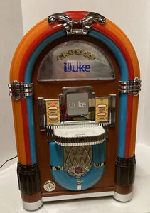 Crosley IJuke Mini Jukebox Premier CR1702A CD, IPOD With Remote And Disco Light - Picture 1 of 7
