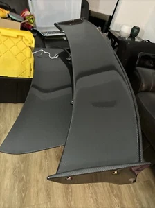 nissan gtr r35 carbon fiber trunk spoiler Top Secret W/ Third Brake Light - Picture 1 of 5