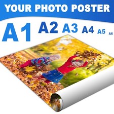 Your Photo Poster Printing Personalised Picture Custom A1 A2 A3 A4 A5 A6 24x36"