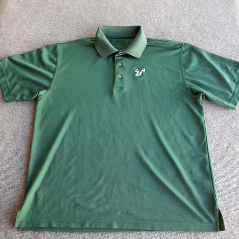 USF Bulls Polo PGA Tour Adult size L NCAA University South Florida Football Cover