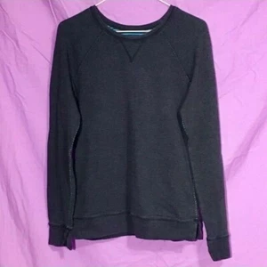 Lululemon Reversible Jumper Sweater “Open Your Heart” in Navy Blue And Turquoise - Picture 1 of 12