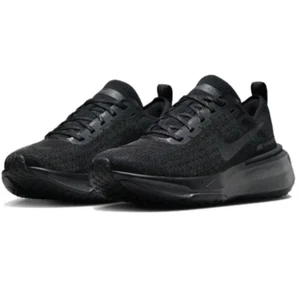 Nike ZoomX Invincible Run FK 3 Triple Black New DR2660-007 Women's Size 9.5 New - Picture 1 of 7