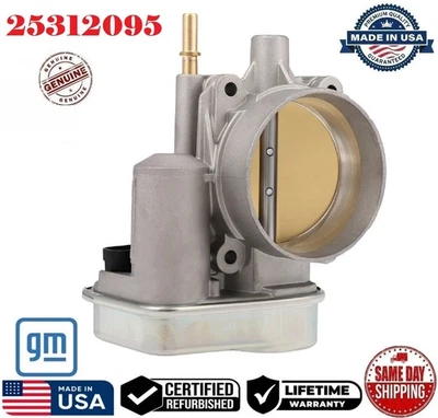 ✅ Cuerpo de acelerador genuino para GM BUICK CHEVROLET GMC 2002-2006 4,2 L I6 # 25312095 Foto 1 de 2