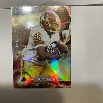 2015 Topps Platinum Gold Washington Redskins Football Card #60 Alfred Morris - Image 1 of 2