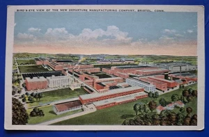 Bristol, CT. The New Departure Manufacturing Company  - 1920s Postcard - Picture 1 of 2