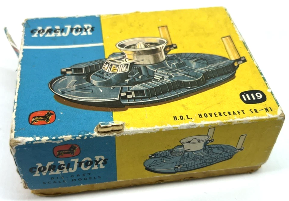 Vintage Corgi Toys #1119 Diecast HDL Hovercraft SR-N1 Model Original Box GC - Image 1 of 4