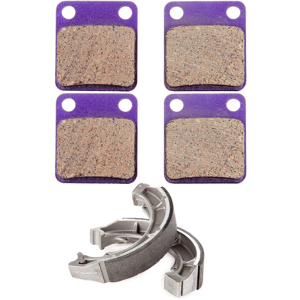 For 2002-2007 Suzuki Eiger 400 2x4 4x4 2WD 4WD Front Brake Pads+Rear Brake Shoes - Изображение 1 из 1