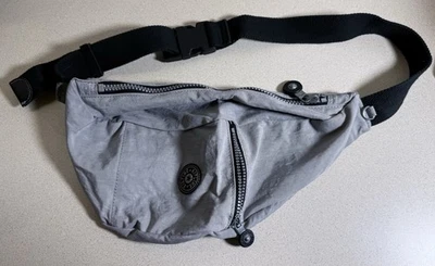 Kipling Riñonera Ajustable Cintura Bolso Cinturón Gris Foto 1 de 4