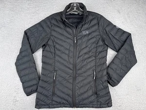 Mountain Hardwear Jacke Damen klein schwarz gefütterte Daunenisolierung durchgehender Reißverschluss - Bild 1 von 14