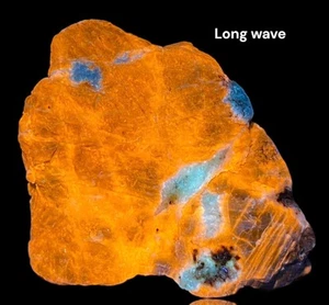 48 Gm wunderschöne fluoreszierende leuchtende Linien Sodalith mit Pyritpräparat - Afg - Bild 1 von 7