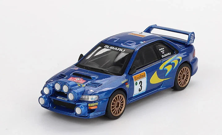 1/64 SUBARU IMPREZA #3 3RD WRC MONTE CARLO 1998 MINI GT MGT00975LHD - Immagine 1 di 1