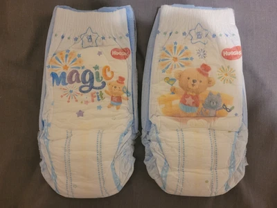 Nuevo paquete de 4 Huggies Coreanos Magic Fit vintage y raros - niños, talla 6 (17+ KG) Foto 1 de 3