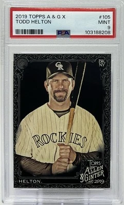 Todd Helton PSA 9 - 2019 Topps Allen & Ginter X Portrait  -Rockies, Volunteers - Image 1 of 4