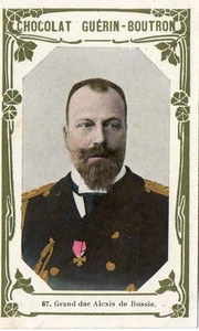 GRAND DUC ALEXIS DE RUSSIE  chromo chocolat Guérin Boutron - Imagen 1 de 1