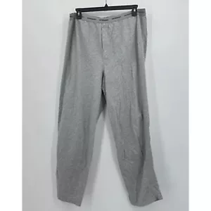 Vtg Mossimo Sleep Pants Lounge Mens XL Y2K Front Button Gray Trendy Streetwear - Picture 1 of 9
