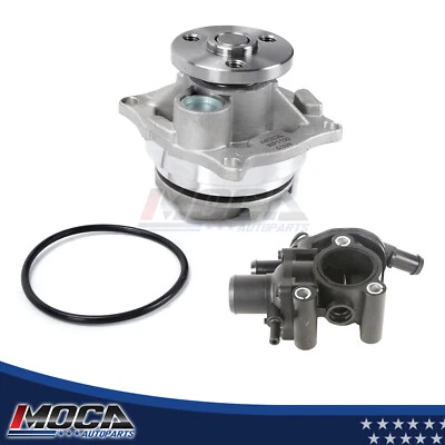 Water Pump Thermostat Housing Assembly for 00-04 Ford Escape Focus Mazda Tribute - Image 1 of 4