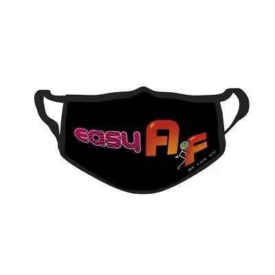 Easy AF Fabulousme® UV Glow in the dark Face Mask Washable by Lan Vu - Image 1 of 3