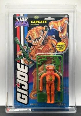 G.I. Joe Star Brigade Carcass AFA 85+ Archival Sealed 85/85/90 MOC Hasbro 1994 - Image 1 of 4