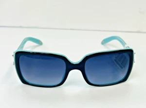 New TIFFANY & CO TF4047-B 8055/3C 55mm Black on Blue Sunglasses Italy - Picture 1 of 9