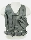 VISM Tactical Vest XS-SMALL Crossdraw Tactical Shooting Rig Vest Duty Gear Gray-