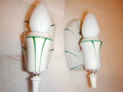 Pr. 装饰浴室绿色模板瓷壁炉带匹配天花板装置 — 第 1/4 张图片