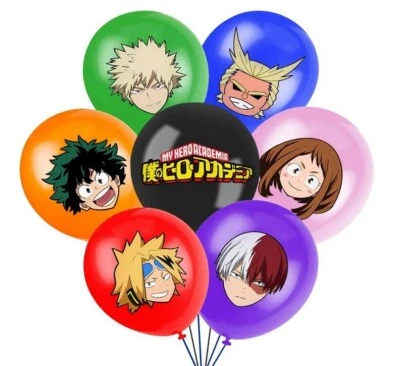 14/28PC  My Hero Academia Balloons Anime Party Birthday Supplies Helium Balloon - image 1 of 2