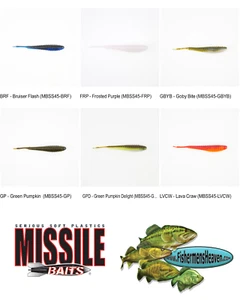 Raketenköder Spunk Shad 4,5 Zoll Chatterbait Anhänger (MBSS45) von Hog Farmer - Bild 1 von 13