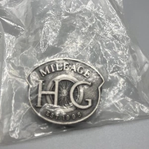 Harley Davidson Owners Group HOG Eagle Hat Lapel Pin Mileage est 1995 - Picture 1 of 2