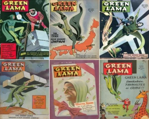 1945 - 1946 Green Lama Comic Book Package - 7 eBooks on CD - Picture 1 of 3