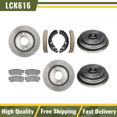 Rotores de freno y pastillas de freno + tambores y zapatas de freno para Chevrolet Metro 1998-2000 Foto 1 de 4