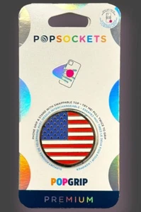 PREMIUM PopSockets Swappable PopGrip Phone Grip & Stand - Old Glory - Picture 1 of 3