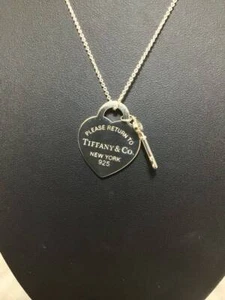 Tiffany & Co. Return to Heart Tag and Rubedo Key Necklace - Picture 1 of 8