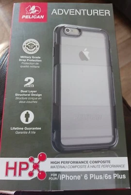 Pelican Adventurer Case Apple iPhone 6/6S PLUS Clear/Gray - Image 1 of 4