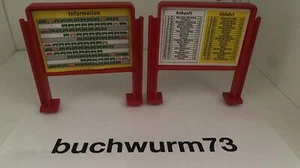 Playmobil X-System City Life Bahnhof Neustadt4382 4302 Schild Groß Ersatzteil - Bild 1 von 2