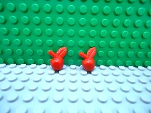 Lego mini figure 2 Red Apple Food Fruit NEW - Picture 1 of 1