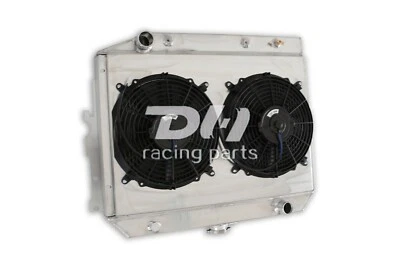 Radiador + cubierta + ventilador de aluminio 26" W 3 filas para Dodge/Plymouth Belvedere Fury 1968-1974 Foto 1 de 4