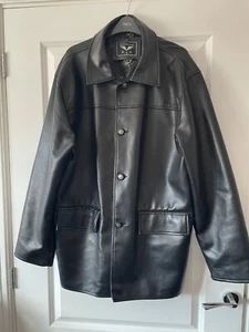 Faux Leather Jacket, REA Reportage, made in Italy. XL - Picture 1 of 14